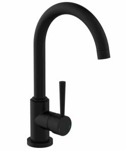 Küchenarmatur - Schwarz Matt - Hochdruck - Schwenkbar