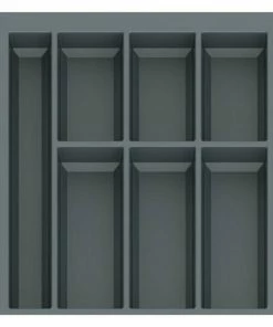 Besteckeinsatz - Silber - 7 Fächer - 39,4 Cm Breit