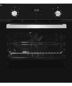 EXQUISIT Einbau-Backofen EBE 657-2H - Schwarz - A