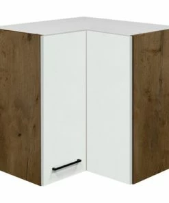 Eck-Hängeschrank VINTEA - Lancelot Oak - Magnolia Matt