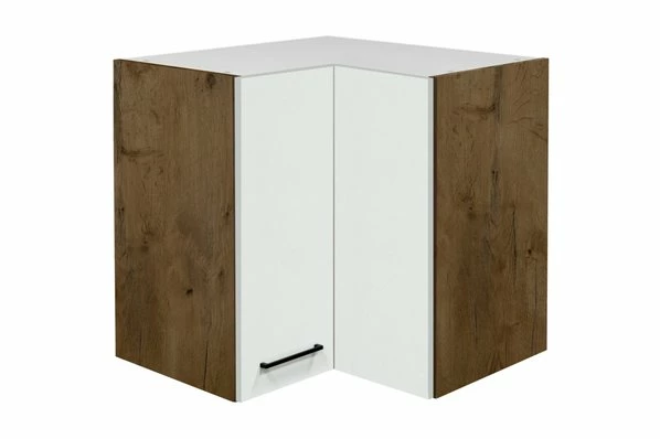 Eck-Hängeschrank VINTEA - Lancelot Oak - Magnolia Matt