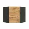 Eck-Hängeschrank SORRENTO - Wotan Eiche-graphit - 60 Cm Breit