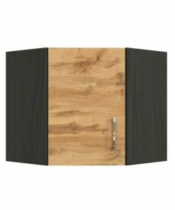 Eck-Hängeschrank SORRENTO - Wotan Eiche-graphit - 60 Cm Breit