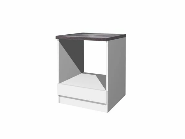 Herd-Umbauschrank LUCCA - Weiß - Caledonia - 60 Cm