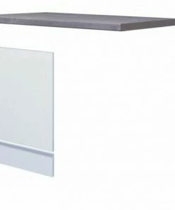 Geschirrspüler-Umbau ELEA - Weiß-Beton - 110 Cm