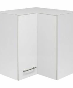 Eck-Hängeschrank ELEA - Weiß - 60x60 Cm